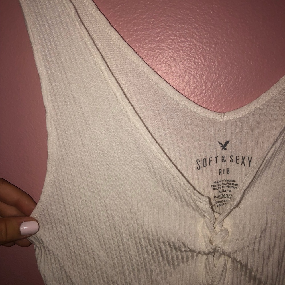 White tank top